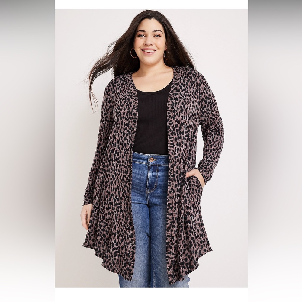 Maurices Animal Print Duster
Cardigan Size XXL